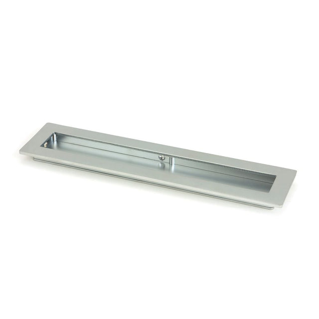 From The Anvil - Satin Chrome 250mm Plain Rectangular Pull | Sku. 50639 | Trade Door Handles.