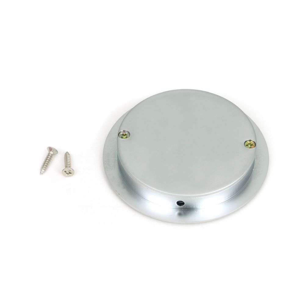From The Anvil - Satin Chrome 75mm Art Deco Round Pull | Sku. 50645 | Trade Door Handles.