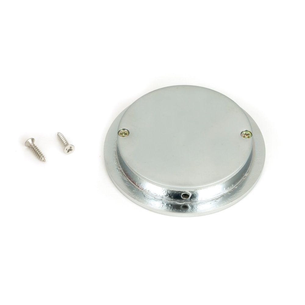 From The Anvil - Satin Chrome 75mm Plain Round Pull | Sku. 50647 | Trade Door Handles.