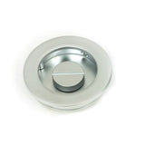 From The Anvil - Satin Chrome 60mm Plain Round Pull - Privacy Set | Sku. 50650 | Trade Door Handles.