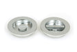 From The Anvil - Satin Chrome 75mm Plain Round Pull - Privacy Set | Sku. 50651 | Trade Door Handles.
