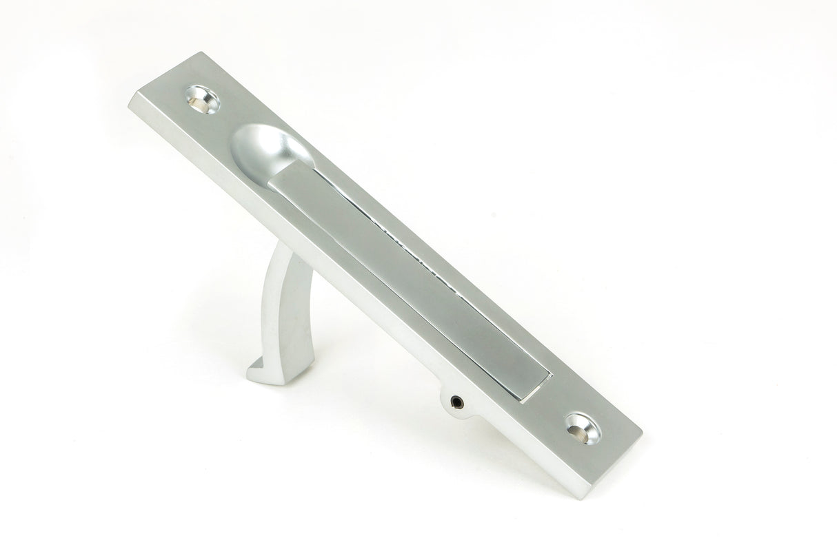 From The Anvil - Satin Chrome 125mm x 25mm Edge Pull | Sku. 50652 | Trade Door Handles.