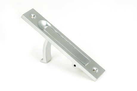 From The Anvil - Satin Chrome 125mm x 25mm Edge Pull | Sku. 50652 | Trade Door Handles.