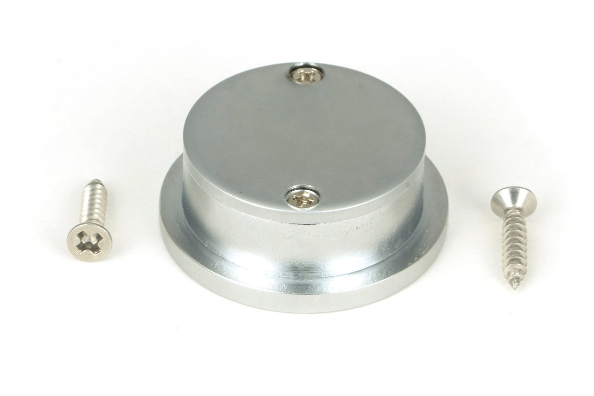 From The Anvil - Satin Chrome 34mm Round Finger Edge Pull | Sku. 50653 | Trade Door Handles.