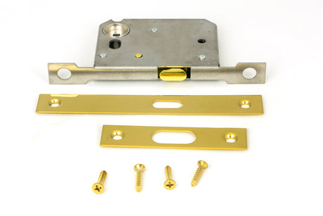 From The Anvil - PVD 50mm Sliding Door Lock | Sku. 50661 | Trade Door Handles.