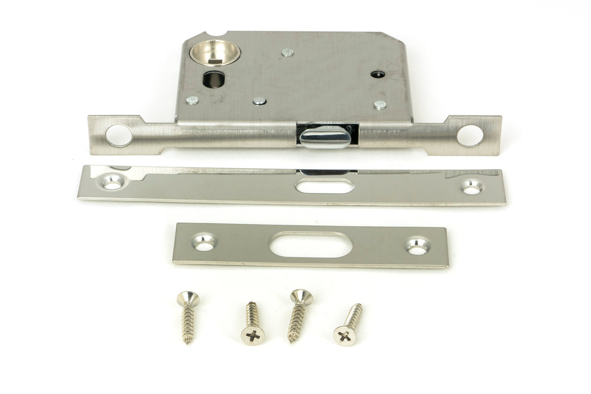 From The Anvil - Polished Chrome 50mm Sliding Door Lock | Sku. 50662 | Trade Door Handles.