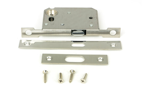 From The Anvil - Polished Chrome 50mm Sliding Door Lock | Sku. 50662 | Trade Door Handles.
