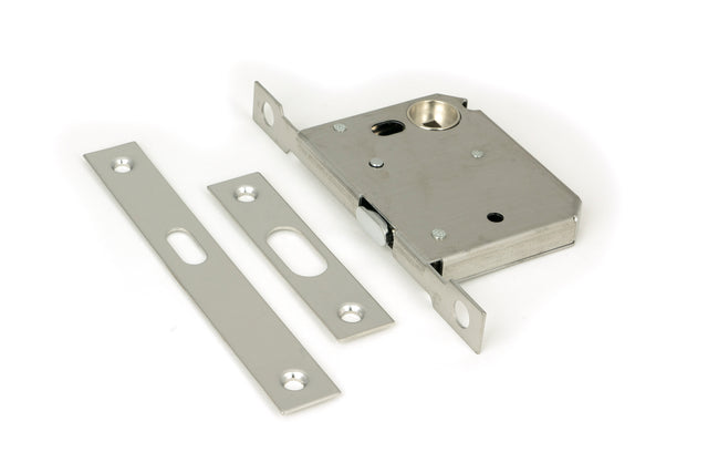 From The Anvil - Polished Chrome 50mm Sliding Door Lock | Sku. 50662 | Trade Door Handles.