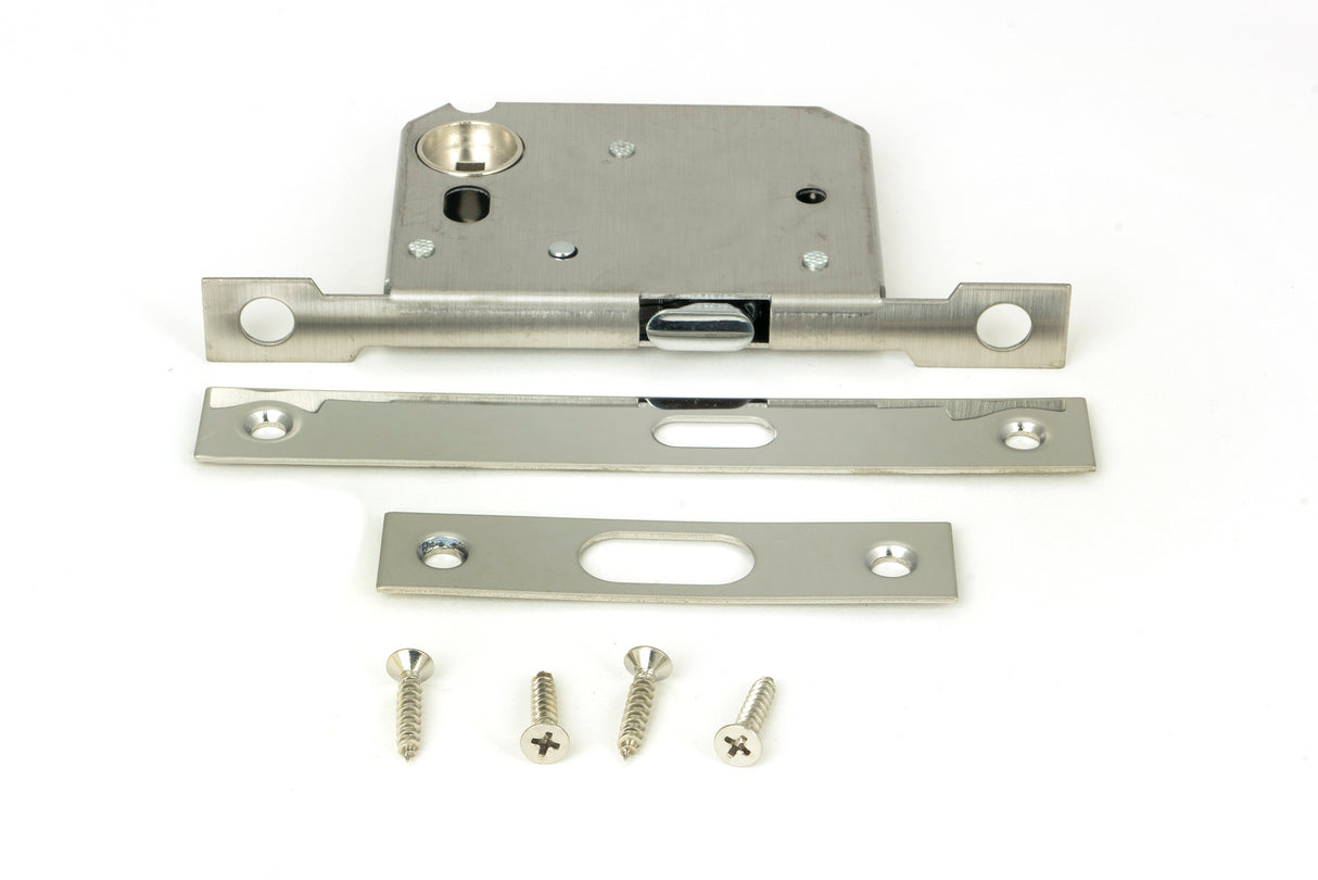 From The Anvil - Polished Nickel 50mm Sliding Door Lock | Sku. 50663 | Trade Door Handles.