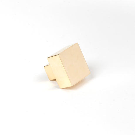 From The Anvil - Polished Brass Albers Cabinet Knob - 25mm | Sku. 50667 | Trade Door Handles.