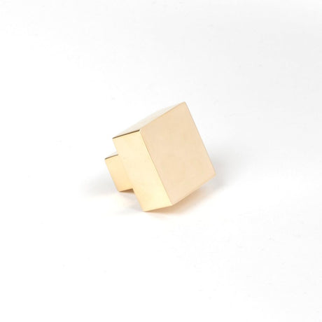 From The Anvil - Polished Brass Albers Cabinet Knob - 25mm | Sku. 50667 | Trade Door Handles.