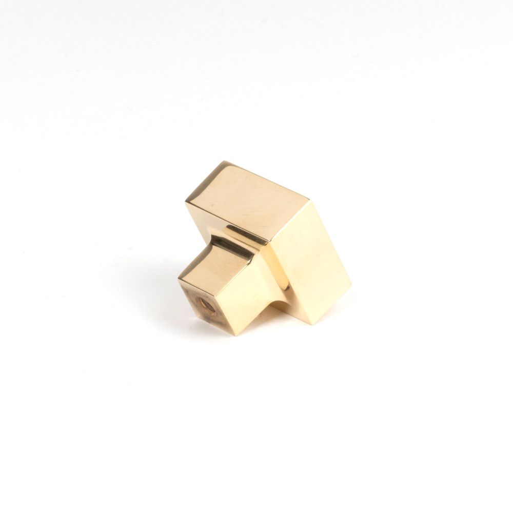From The Anvil - Polished Brass Albers Cabinet Knob - 25mm | Sku. 50667 | Trade Door Handles.