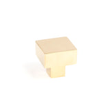 From The Anvil - Polished Brass Albers Cabinet Knob - 25mm | Sku. 50667 | Trade Door Handles.