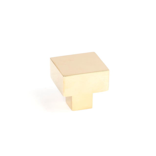 From The Anvil - Polished Brass Albers Cabinet Knob - 25mm | Sku. 50667 | Trade Door Handles.