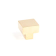 From The Anvil - Polished Brass Albers Cabinet Knob - 25mm | Sku. 50667 | Trade Door Handles.