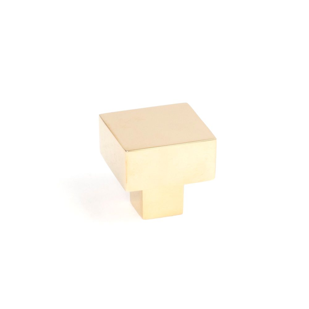 From The Anvil - Polished Brass Albers Cabinet Knob - 25mm | Sku. 50667 | Trade Door Handles.
