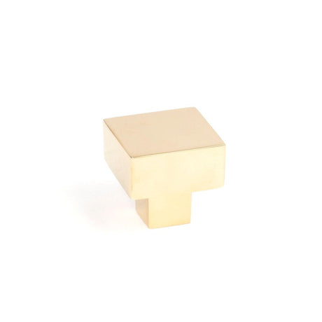 From The Anvil - Polished Brass Albers Cabinet Knob - 25mm | Sku. 50667 | Trade Door Handles.