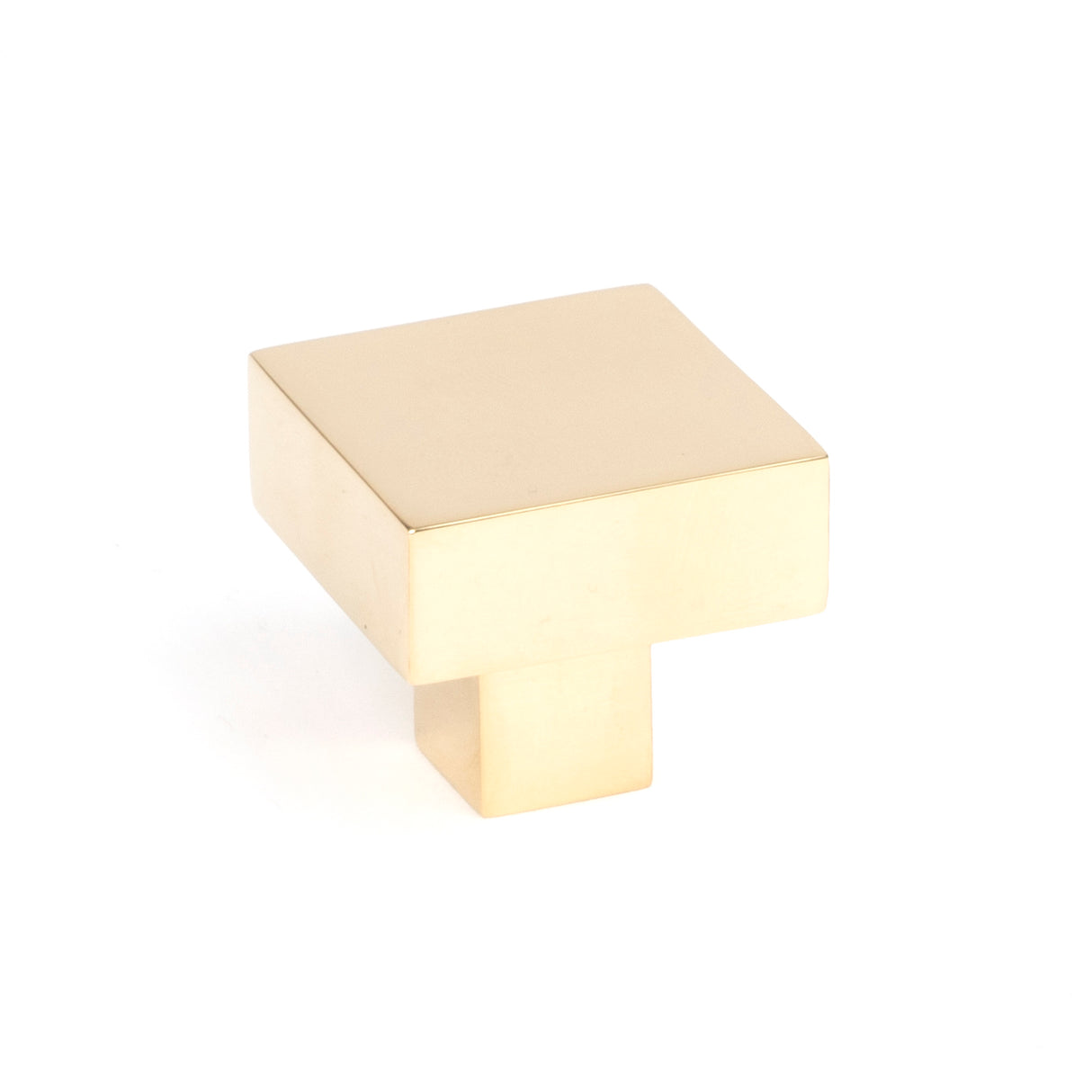From The Anvil - Polished Brass Albers Cabinet Knob - 30mm | Sku. 50668 | Trade Door Handles.