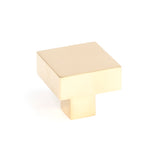 From The Anvil - Polished Brass Albers Cabinet Knob - 30mm | Sku. 50668 | Trade Door Handles.