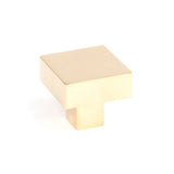From The Anvil - Polished Brass Albers Cabinet Knob - 30mm | Sku. 50668 | Trade Door Handles.