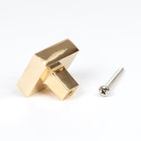 From The Anvil - Polished Brass Albers Cabinet Knob - 35mm | Sku. 50669 | Trade Door Handles.