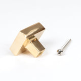 From The Anvil - Polished Brass Albers Cabinet Knob - 35mm | Sku. 50669 | Trade Door Handles.