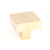 From The Anvil - Polished Brass Albers Cabinet Knob - 35mm | Sku. 50669 | Trade Door Handles.