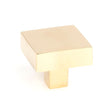 From The Anvil - Polished Brass Albers Cabinet Knob - 35mm | Sku. 50669 | Trade Door Handles.