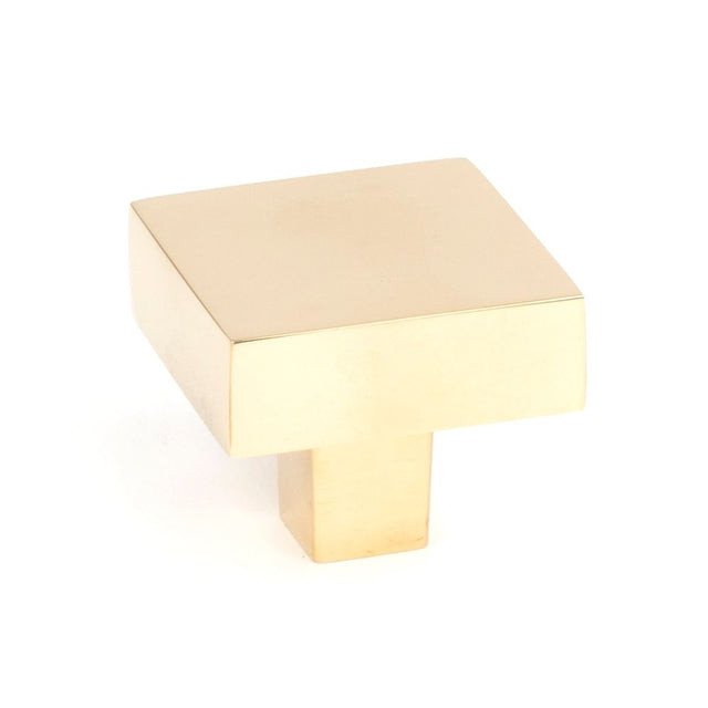 From The Anvil - Polished Brass Albers Cabinet Knob - 35mm | Sku. 50669 | Trade Door Handles.