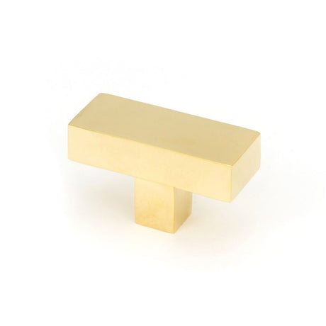 From The Anvil - Polished Brass Albers T-Bar | Sku. 50670 | Trade Door Handles.