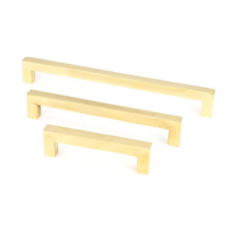 From The Anvil - Polished Brass Albers Pull Handle - Medium | Sku. 50672 | Trade Door Handles.