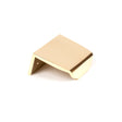 From The Anvil - Polished Brass 50mm Moore Edge Pull | Sku. 50677 | Trade Door Handles.