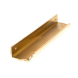 From The Anvil - Polished Brass 200mm Moore Edge Pull | Sku. 50679 | Trade Door Handles.
