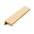 From The Anvil - Polished Brass 200mm Moore Edge Pull | Sku. 50679 | Trade Door Handles.