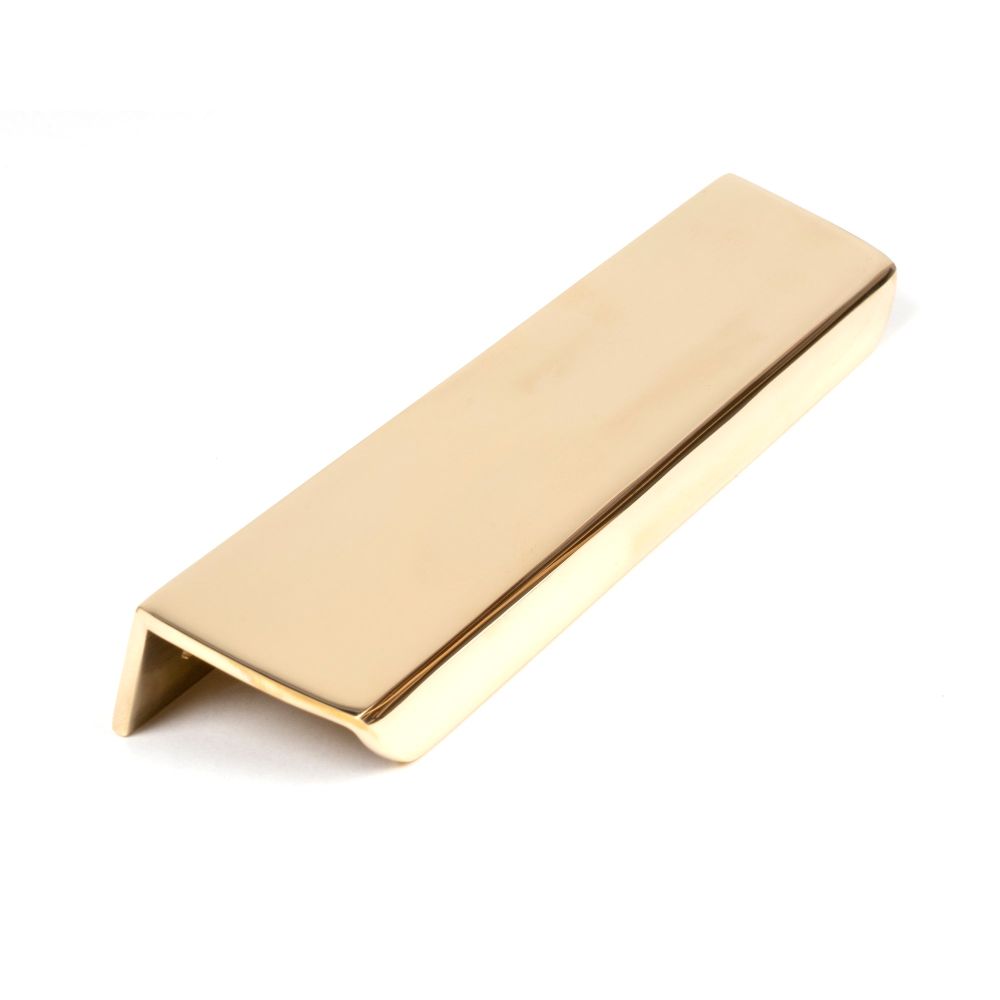 From The Anvil - Polished Brass 200mm Moore Edge Pull | Sku. 50679 | Trade Door Handles.