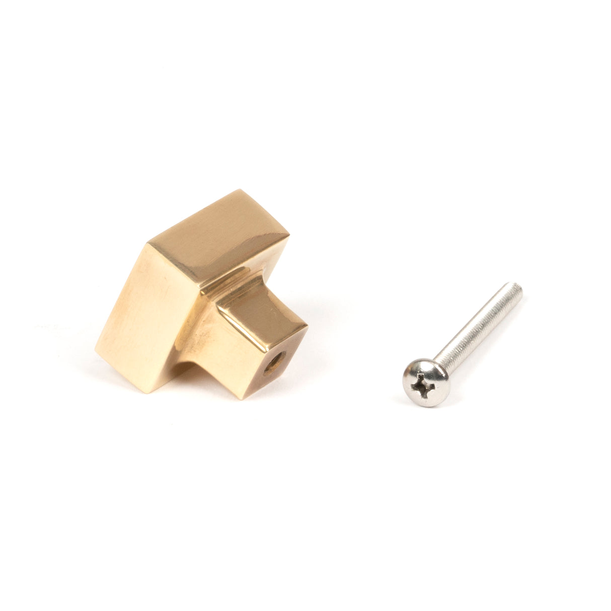 From The Anvil - Aged Brass Albers Cabinet Knob - 25mm | Sku. 50680 | Trade Door Handles.