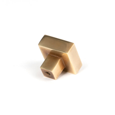 From The Anvil - Aged Brass Albers Cabinet Knob - 30mm | Sku. 50681 | Trade Door Handles.