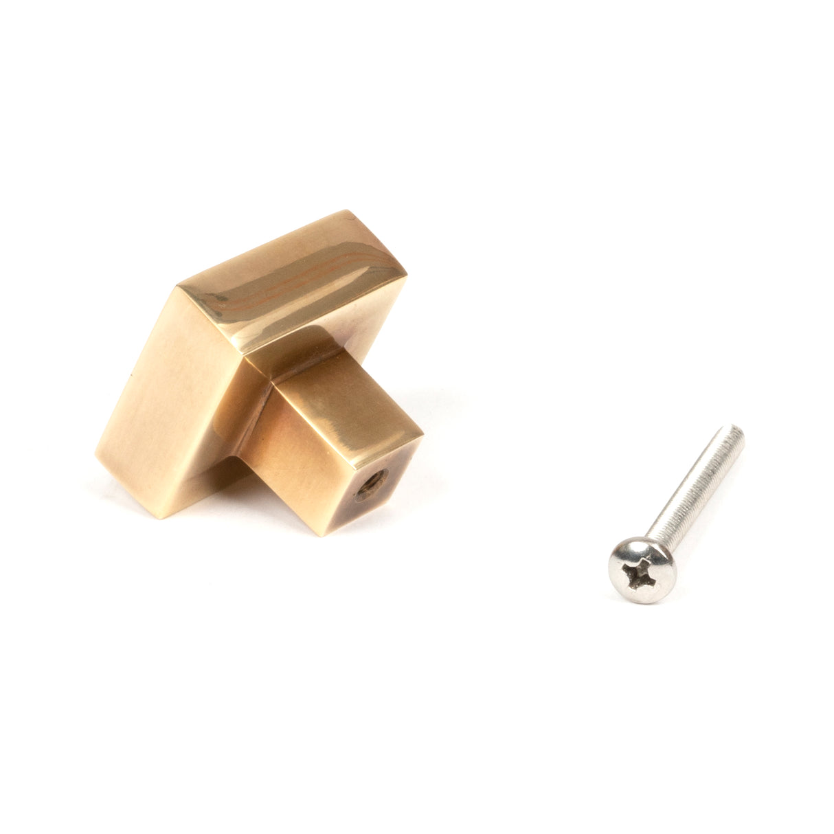 From The Anvil - Aged Brass Albers Cabinet Knob - 30mm | Sku. 50681 | Trade Door Handles.