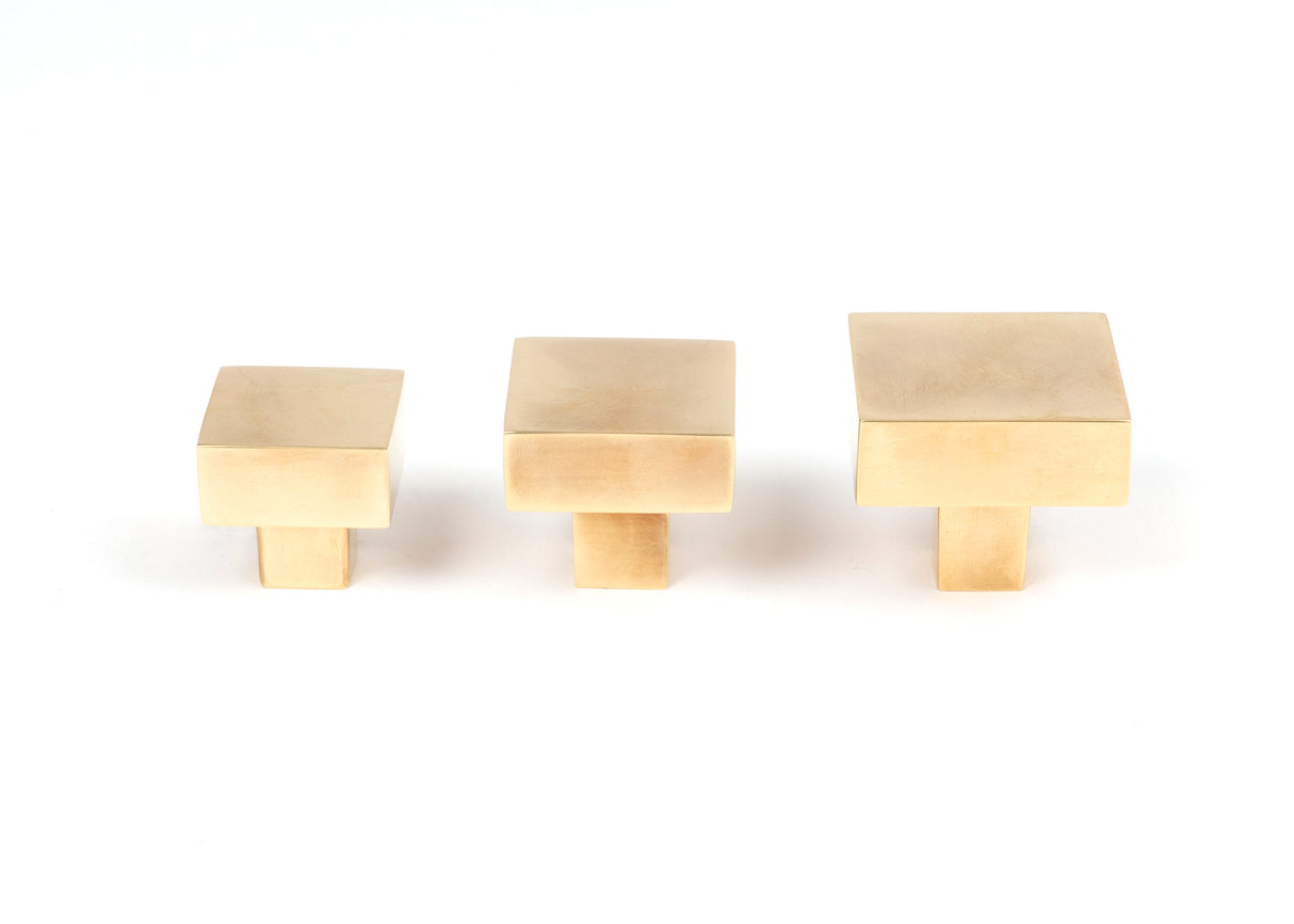 From The Anvil - Aged Brass Albers Cabinet Knob - 30mm | Sku. 50681 | Trade Door Handles.