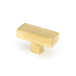 From The Anvil - Aged Brass Albers T-Bar | Sku. 50683 | Trade Door Handles.