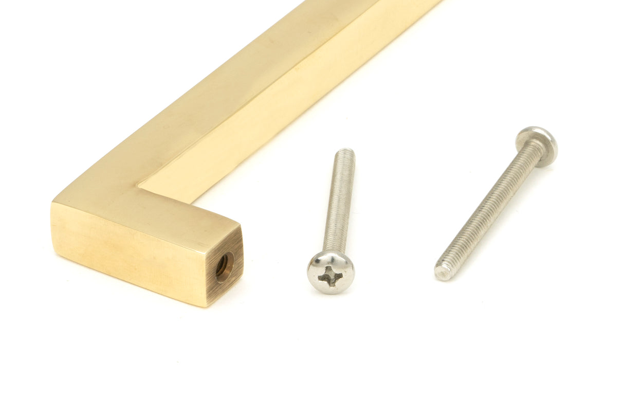 From The Anvil - Aged Brass Albers Pull Handle - Small | Sku. 50684 | Trade Door Handles.