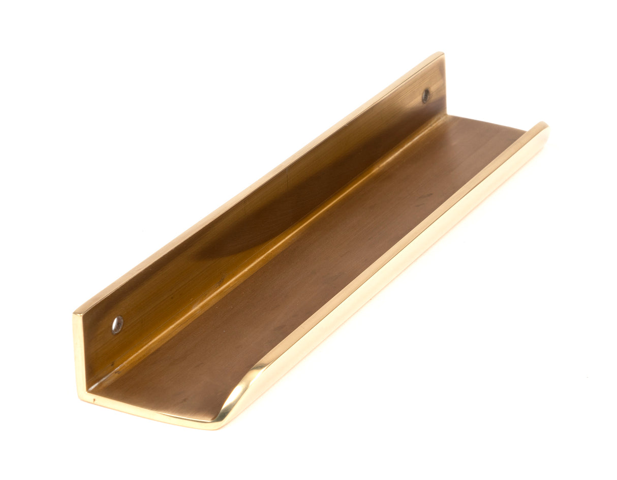 From The Anvil - Aged Brass 200mm Moore Edge Pull | Sku. 50692 | Trade Door Handles.
