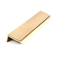 From The Anvil - Aged Brass 200mm Moore Edge Pull | Sku. 50692 | Trade Door Handles.