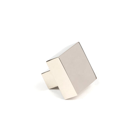 From The Anvil - Polished Nickel Albers Cabinet Knob - 30mm | Sku. 50694 | Trade Door Handles.