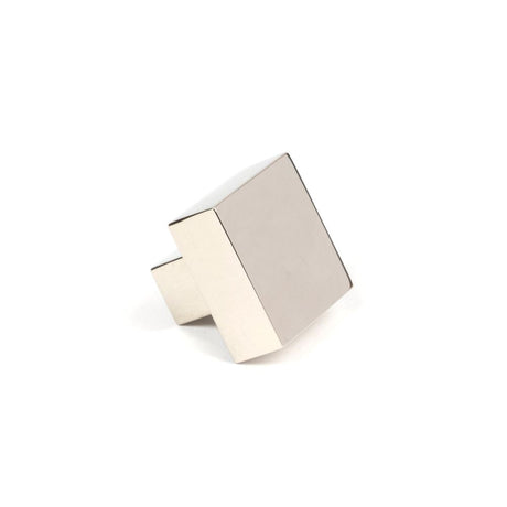 From The Anvil - Polished Nickel Albers Cabinet Knob - 30mm | Sku. 50694 | Trade Door Handles.