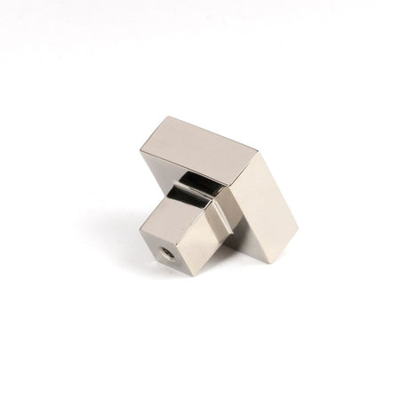 From The Anvil - Polished Nickel Albers Cabinet Knob - 30mm | Sku. 50694 | Trade Door Handles.