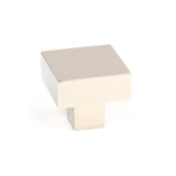 From The Anvil - Polished Nickel Albers Cabinet Knob - 30mm | Sku. 50694 | Trade Door Handles.