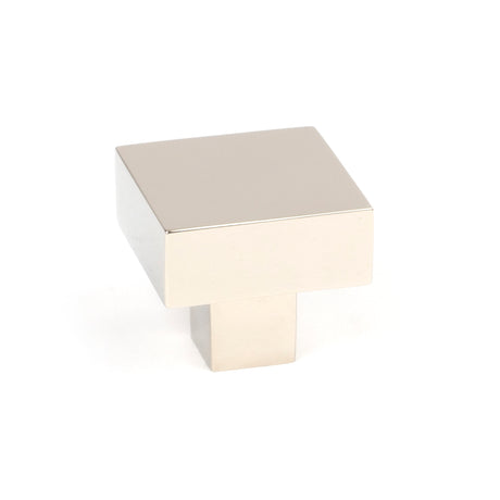 From The Anvil - Polished Nickel Albers Cabinet Knob - 30mm | Sku. 50694 | Trade Door Handles.