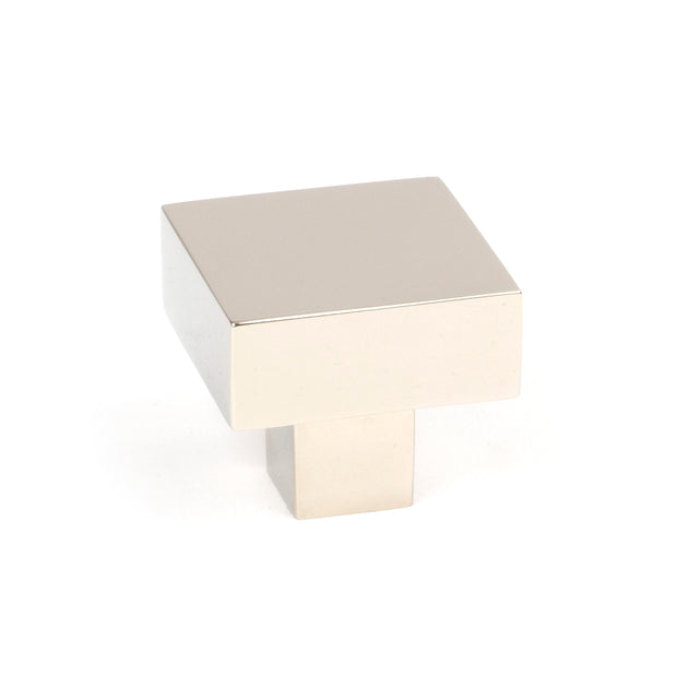 From The Anvil - Polished Nickel Albers Cabinet Knob - 30mm | Sku. 50694 | Trade Door Handles.