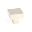 From The Anvil - Polished Nickel Albers Cabinet Knob - 30mm | Sku. 50694 | Trade Door Handles.